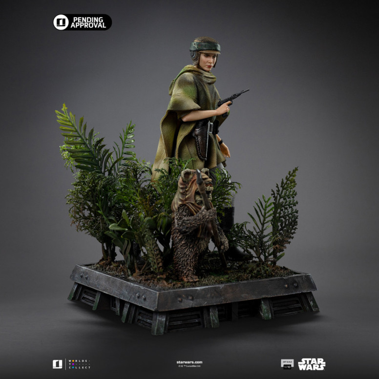 Iron Studios Star Wars - Leia and Wicket Art Scale 1/10 - Return of the Jedi