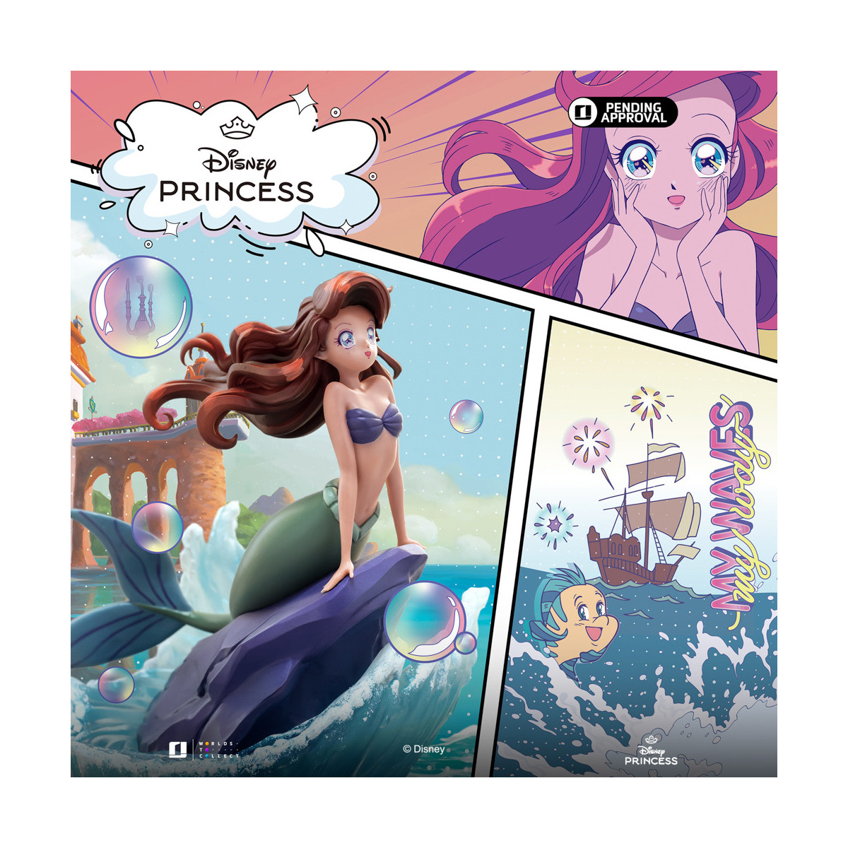 Iron Studios Disney Princess - Ariel Anime Princess Art Scale 1/10