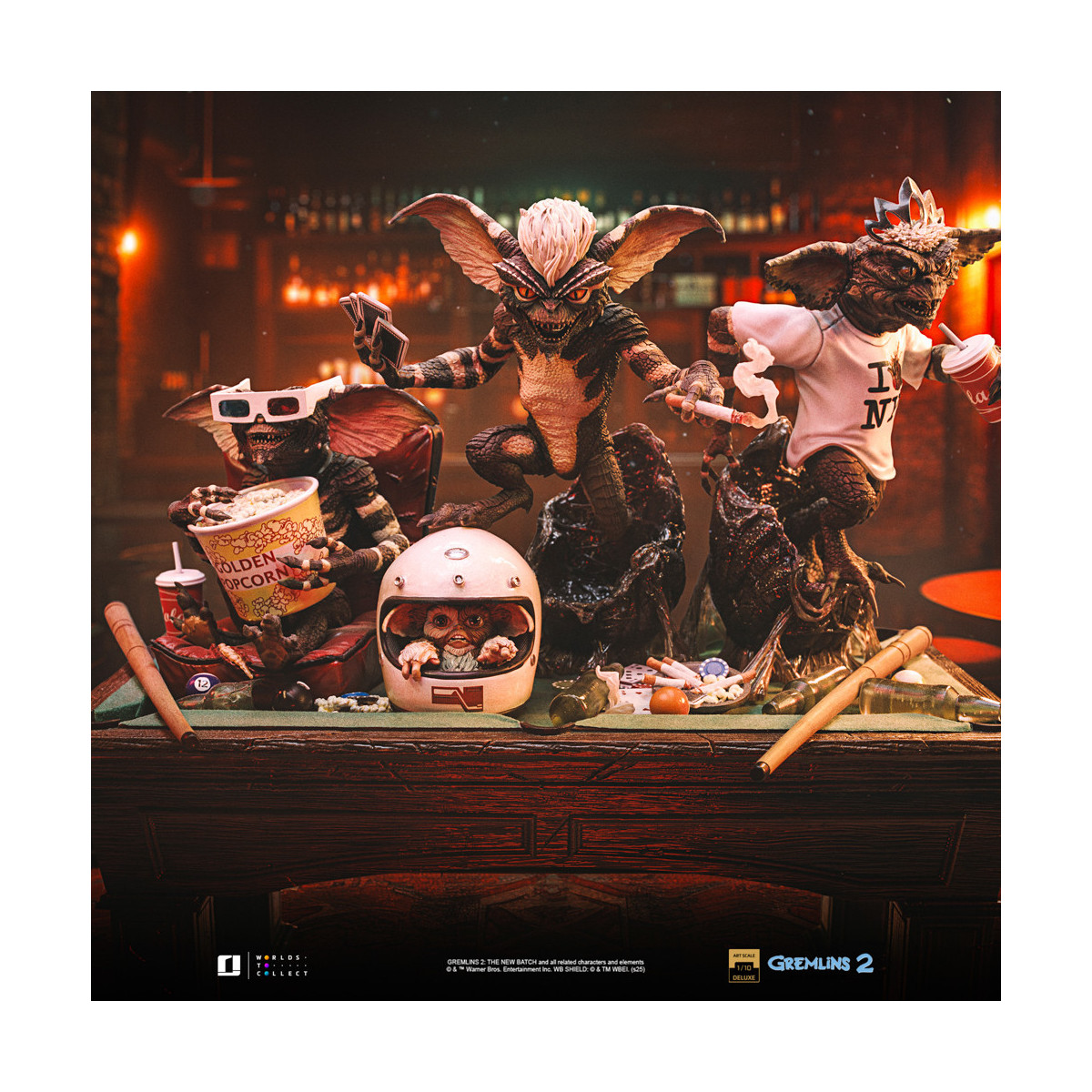 Iron Studios Gremlins 2 - Gremlins Diorama Deluxe Art Scale 1/10