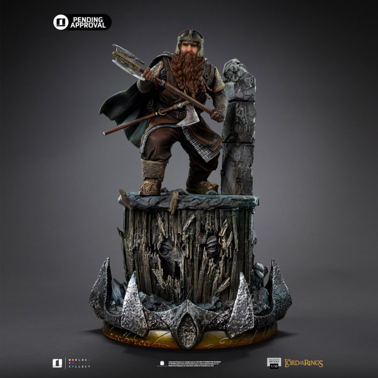 Iron Studios - Gimli Unleashed - Lord of the Rings - LOTR Unleashed Art Scale 1/10
