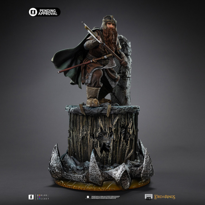 Iron Studios - Gimli Unleashed - Lord of the Rings - LOTR Unleashed Art Scale 1/10