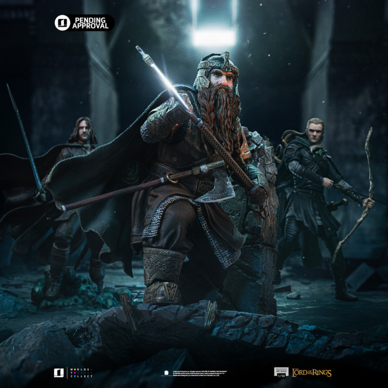 Iron Studios - Gimli Unleashed - Lord of the Rings - LOTR Unleashed Art Scale 1/10
