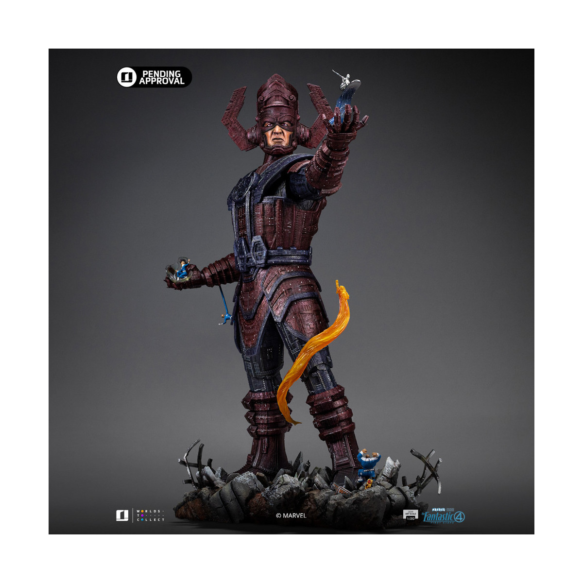 Iron Studios - Marvel Fantastic 4 - Galactus Diorama Deluxe Demi Art Scale 1/20