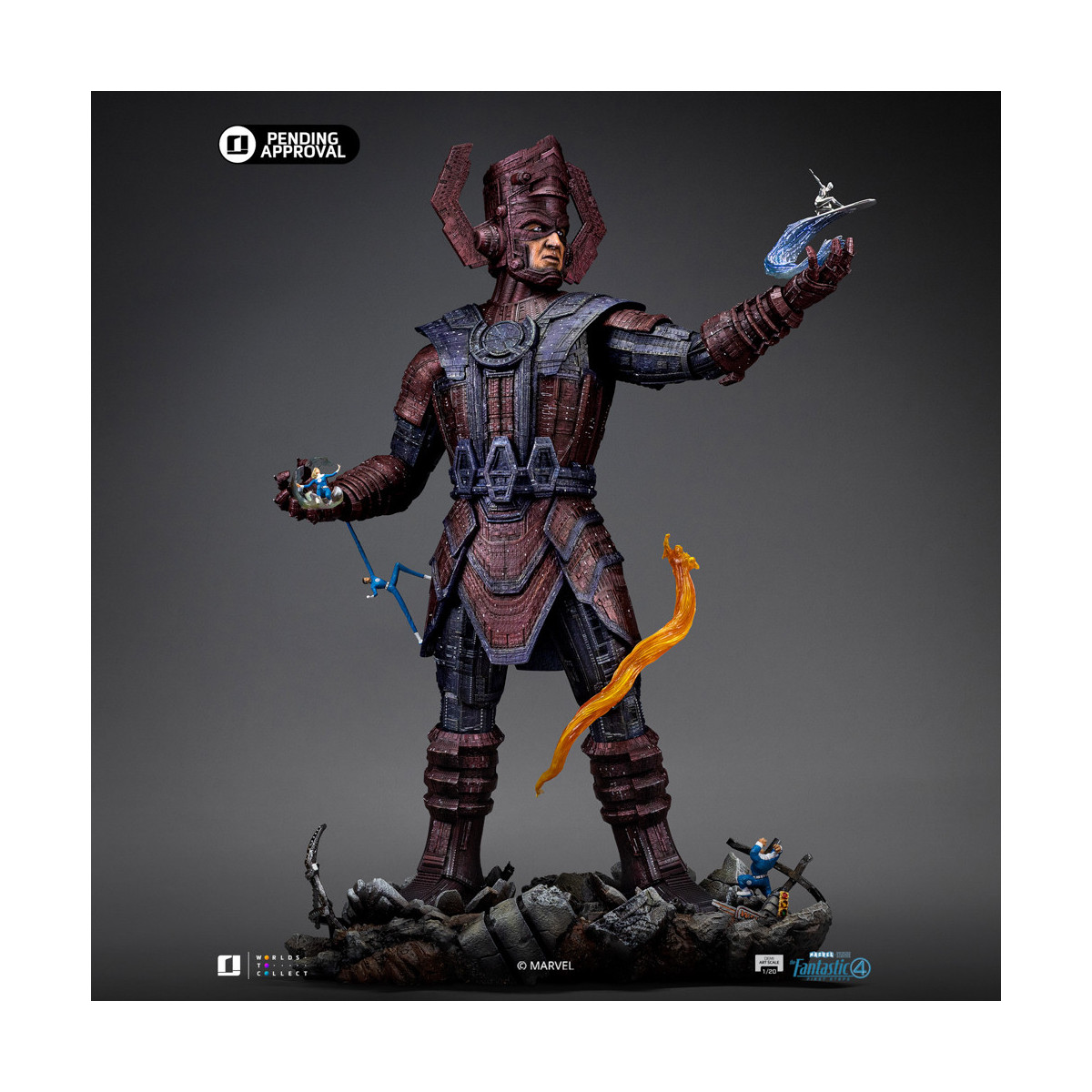 Iron Studios - Marvel Fantastic 4 - Galactus Diorama Deluxe Demi Art Scale 1/20