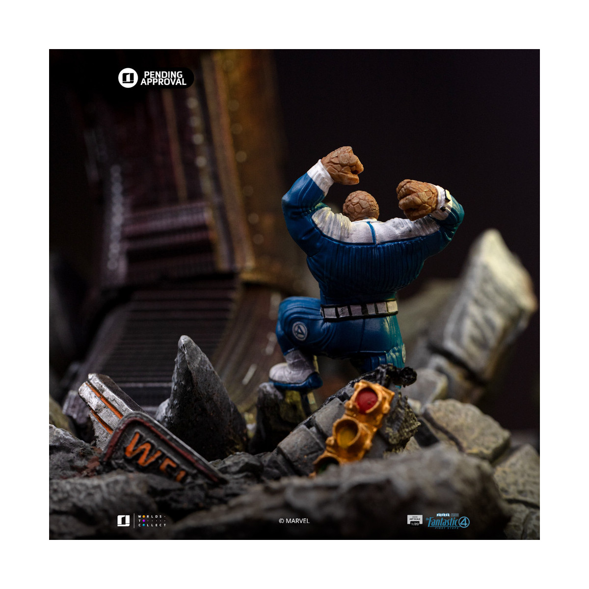 Iron Studios - Marvel Fantastic 4 - Galactus Diorama Deluxe Demi Art Scale 1/20