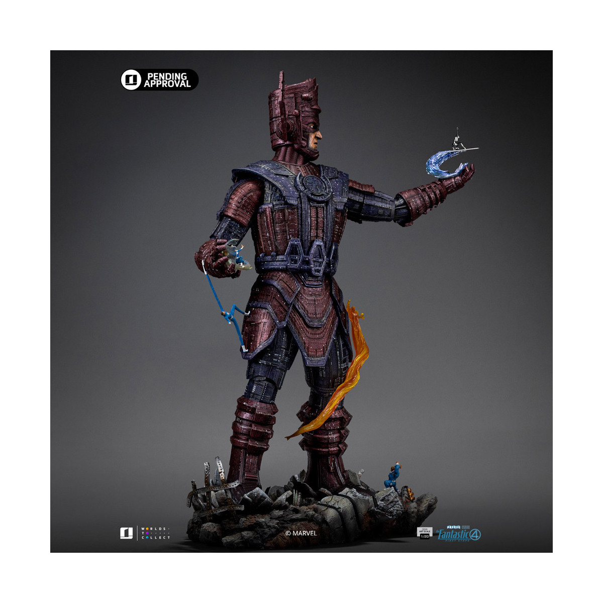 Iron Studios - Marvel Fantastic 4 - Galactus Diorama Deluxe Demi Art Scale 1/20