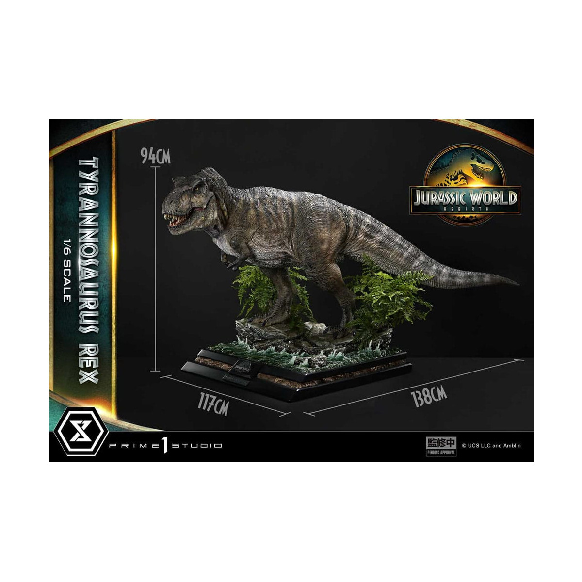 Prime 1 Studio - Jurassic World: Renaissance - Legacy Museum Collection 1/6 Tyrannosaurus Rex T-rex