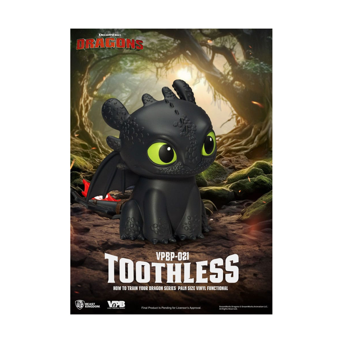 Beast Kingdom - How to Train your Dragon - Piggy Bank money box Toothless