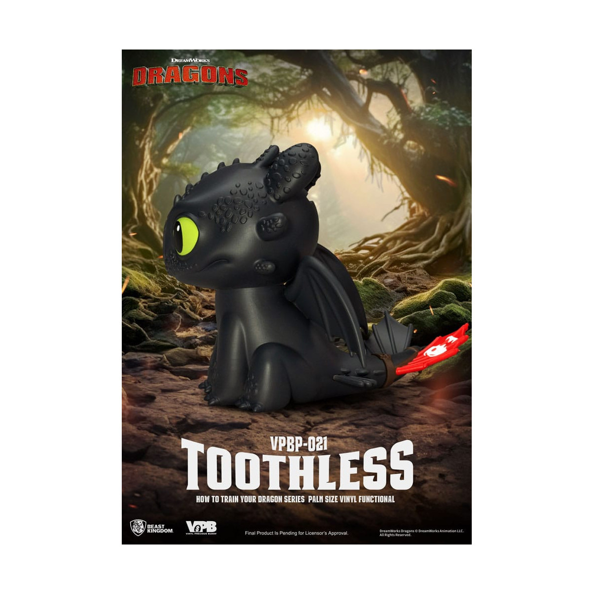 Beast Kingdom - How to Train your Dragon - Piggy Bank money box Toothless