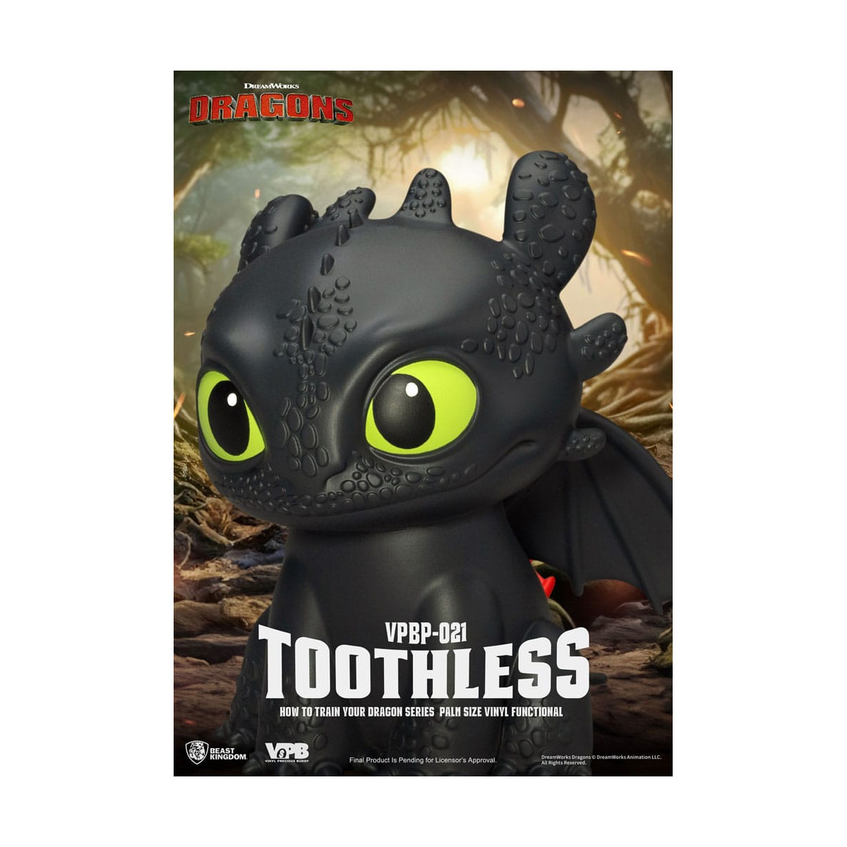 Beast Kingdom - How to Train your Dragon - Piggy Bank money box Toothless
