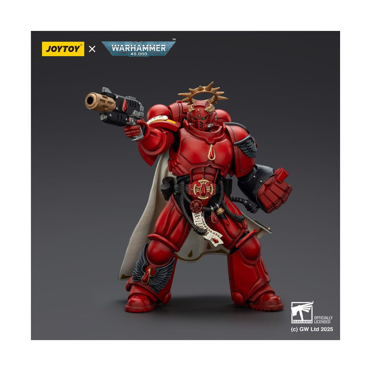 Joytoy - Warhammer - Blood Angels - Captain with Inferno Pistol & Power Fist.