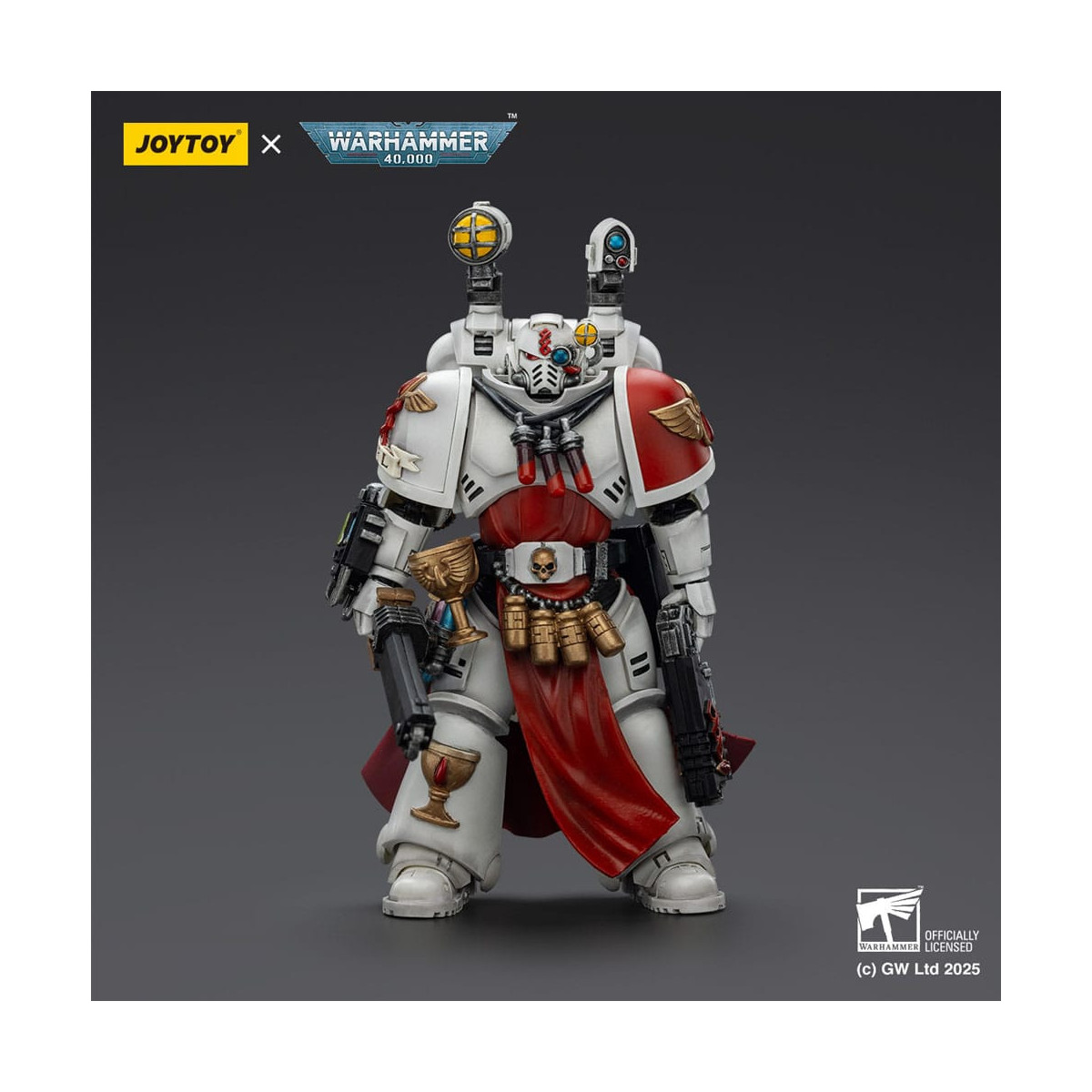 Joytoy - Warhammer - Blood Angels - Sanguinary Priest with heavy bolt pistol, chainsword and narthecium