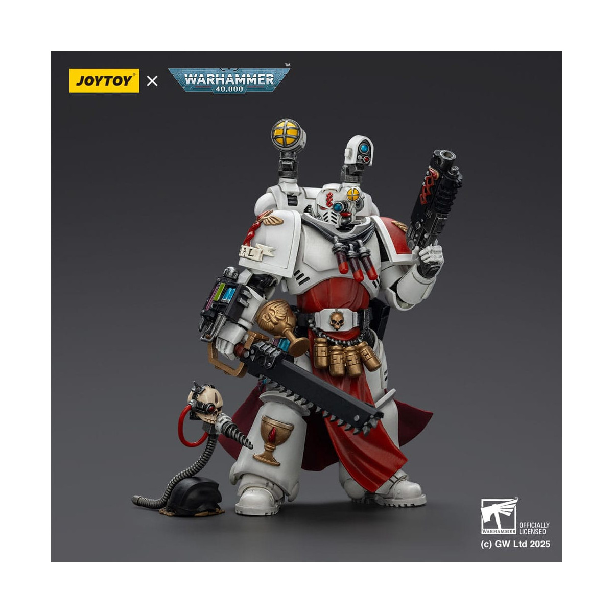 Joytoy - Warhammer - Blood Angels - Sanguinary Priest with heavy bolt pistol, chainsword and narthecium