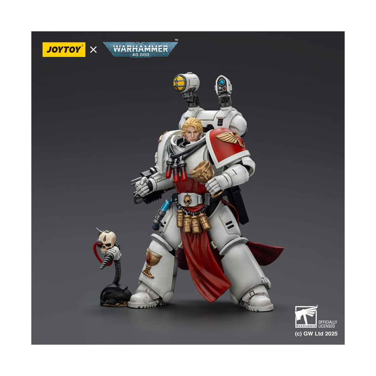 Joytoy - Warhammer - Blood Angels - Sanguinary Priest with heavy bolt pistol, chainsword and narthecium