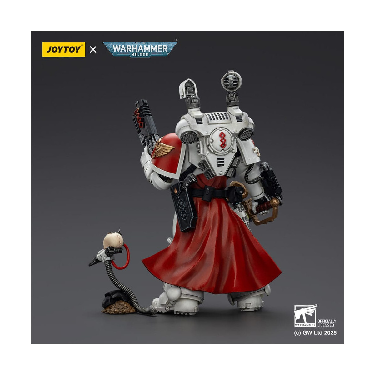 Joytoy - Warhammer - Blood Angels - Sanguinary Priest with heavy bolt pistol, chainsword and narthecium