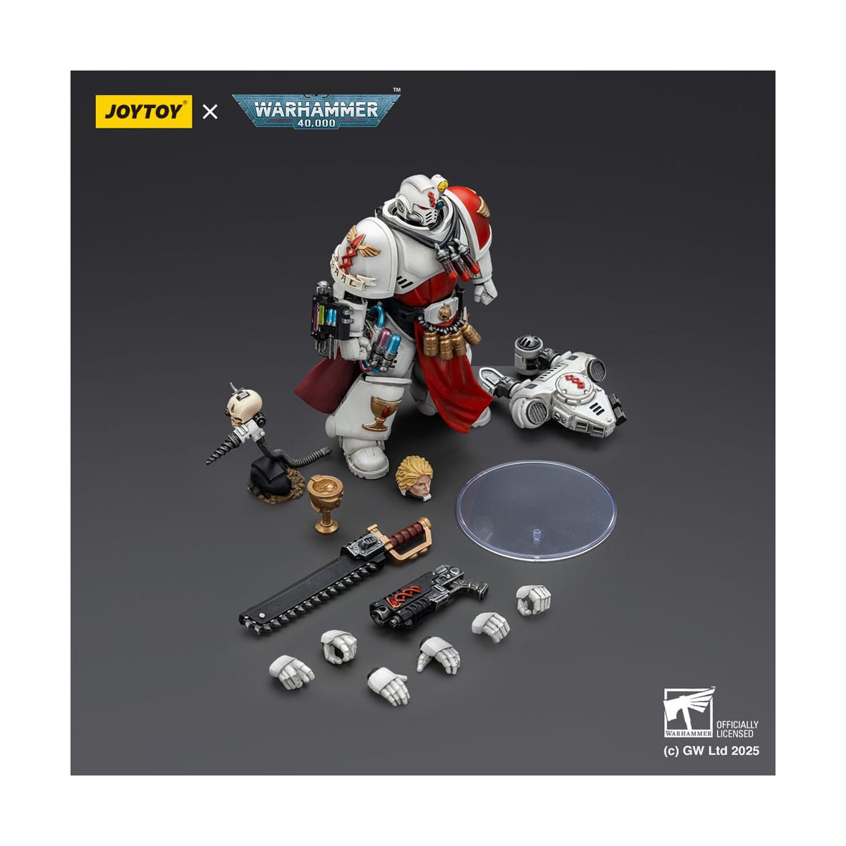 Joytoy - Warhammer - Blood Angels - Sanguinary Priest with heavy bolt pistol, chainsword and narthecium