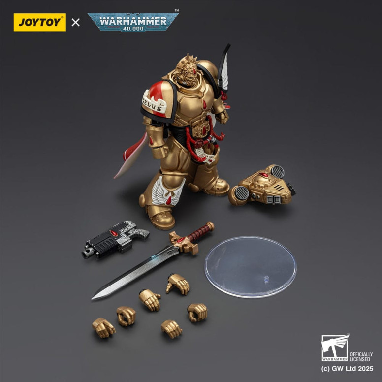 Joytoy - Warhammer - Blood Angels - Captain with Heavy Bolt Pistol & Power Sword