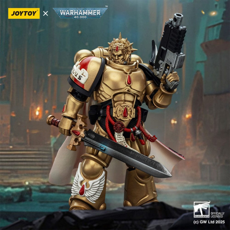 Joytoy - Warhammer - Blood Angels - Captain with Heavy Bolt Pistol & Power Sword