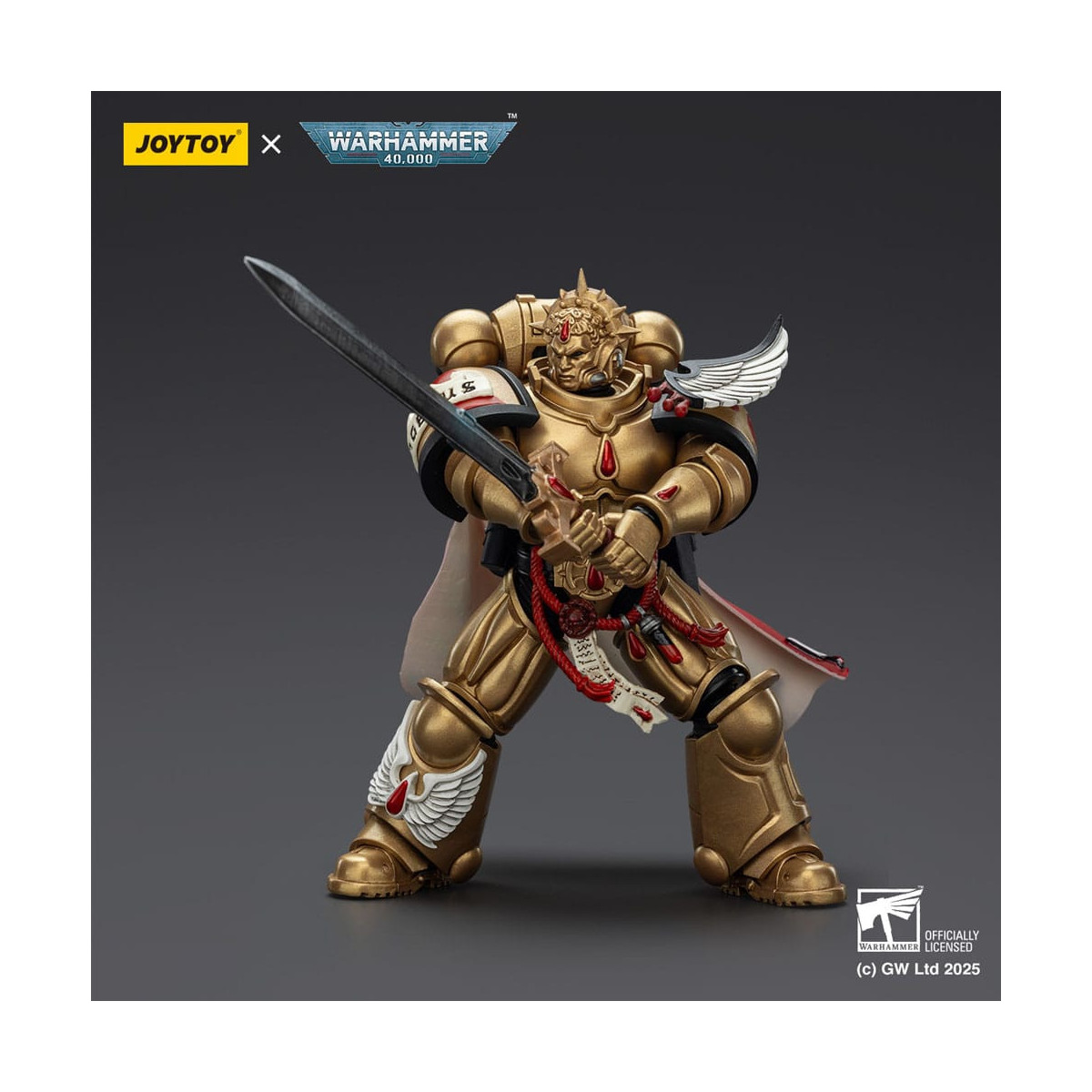 Joytoy - Warhammer - Blood Angels - Captain with Heavy Bolt Pistol & Power Sword