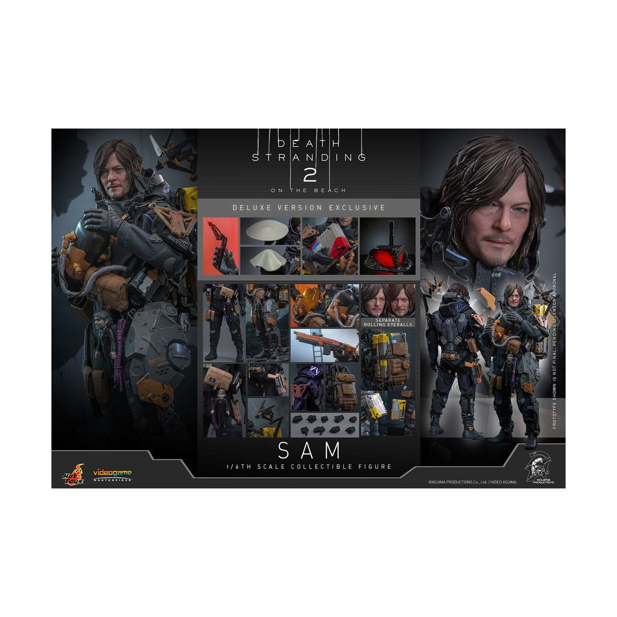 Hot Toys - Death Stranding 2: On the Beach VGM 1/6 - SAM Deluxe Version