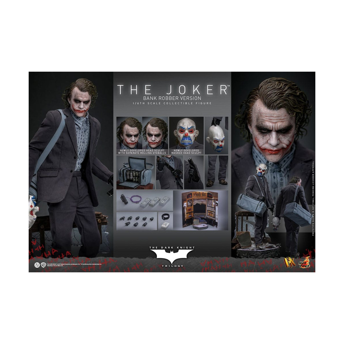 Hot Toys - The Dark Knight - The Joker (Bank Robber Version) MMS 1/6