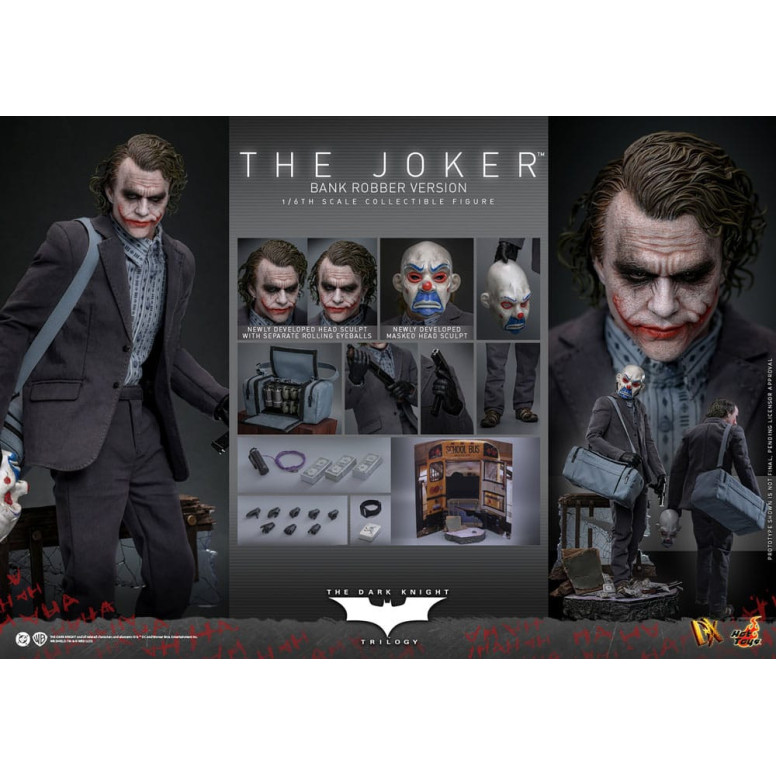 Hot Toys - The Dark Knight - The Joker (Bank Robber Version) MMS 1/6