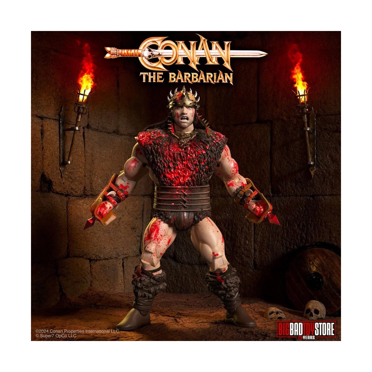 Super 7 - Conan the Barbarian - Ultimates Conan Blood Soaked Pit Fighter 1/12