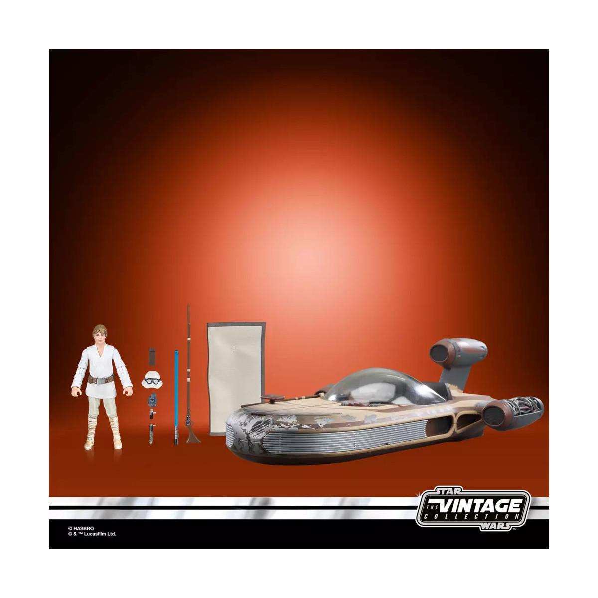Hasbro - Star Wars The Vintage Collection - Landspeeder & Luke Skywalker