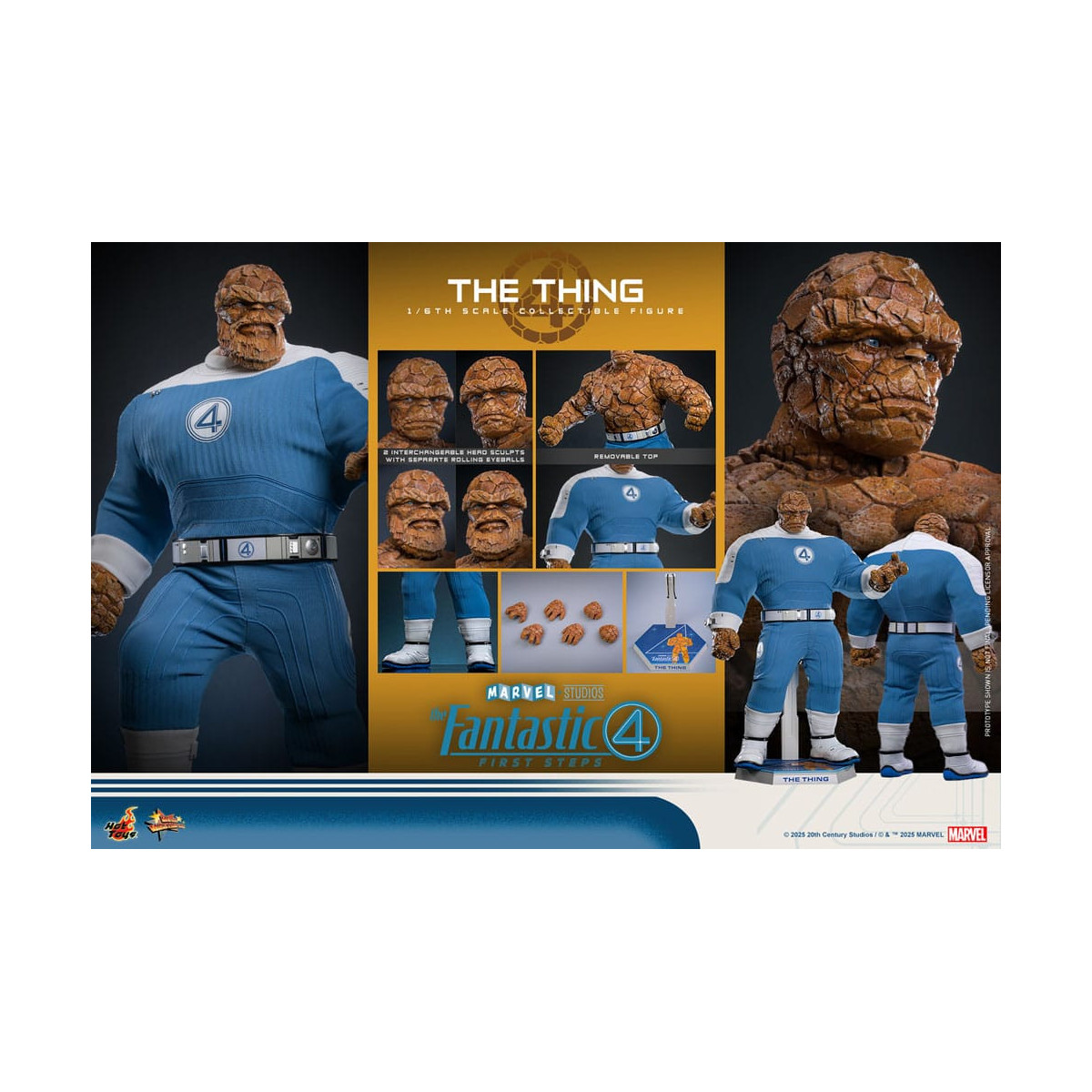 Hot Toys Marvel - Fantastic Four: First Steps - The Thing MMS 1/6 - The Thing