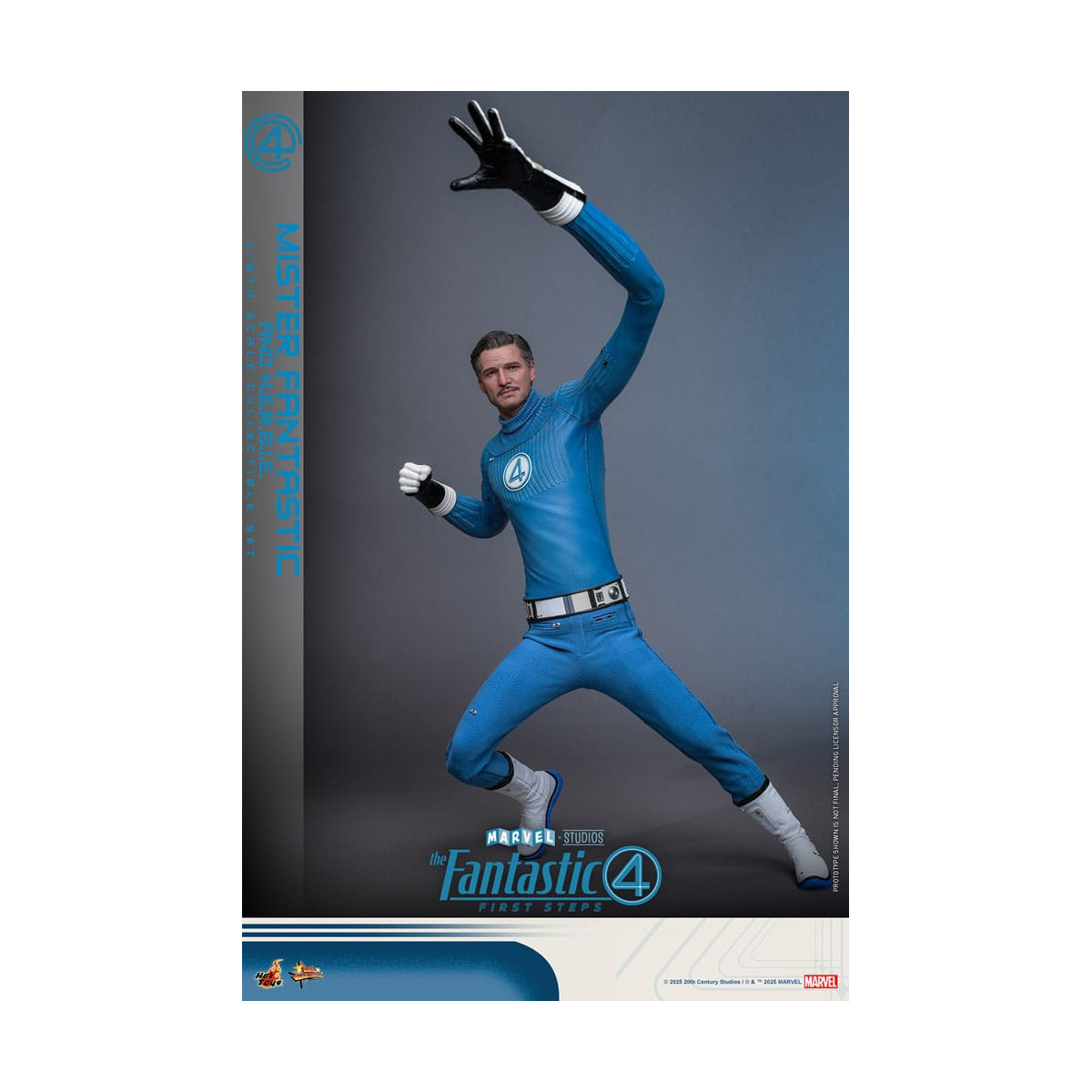 Hot Toys Marvel - Fantastic Four: First Steps - Mister Fantastic & H.E.R.B.I.E. MMS 1/6 - Reed Richards