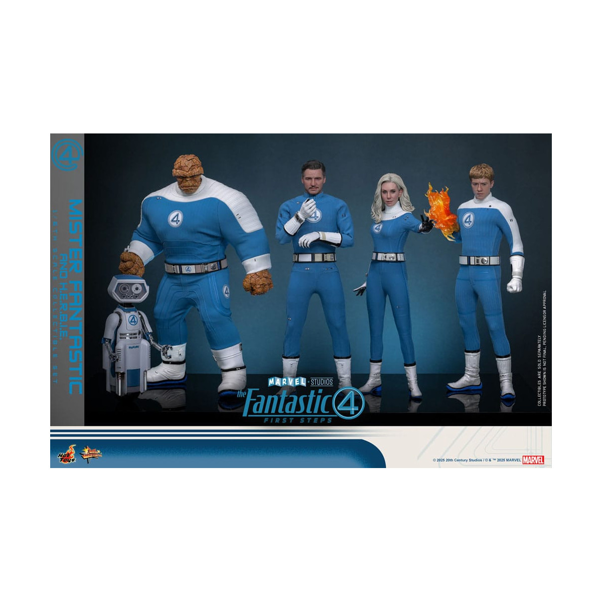 Hot Toys Marvel - Fantastic Four: First Steps - Mister Fantastic & H.E.R.B.I.E. MMS 1/6 - Reed Richards