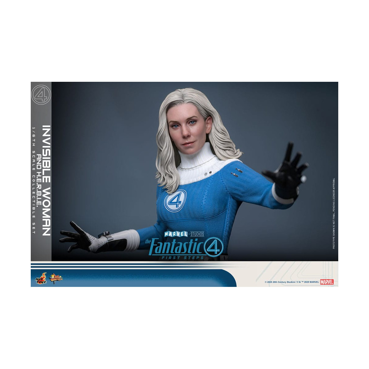Hot Toys Marvel - Fantastic Four: First Steps - Invisible Woman & H.E.R.B.I.E. MMS 1/6 - Sue Storm