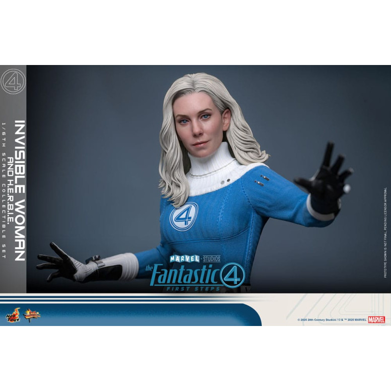 Hot Toys Marvel - Fantastic Four: First Steps - Invisible Woman & H.E.R.B.I.E. MMS 1/6 - Sue Storm