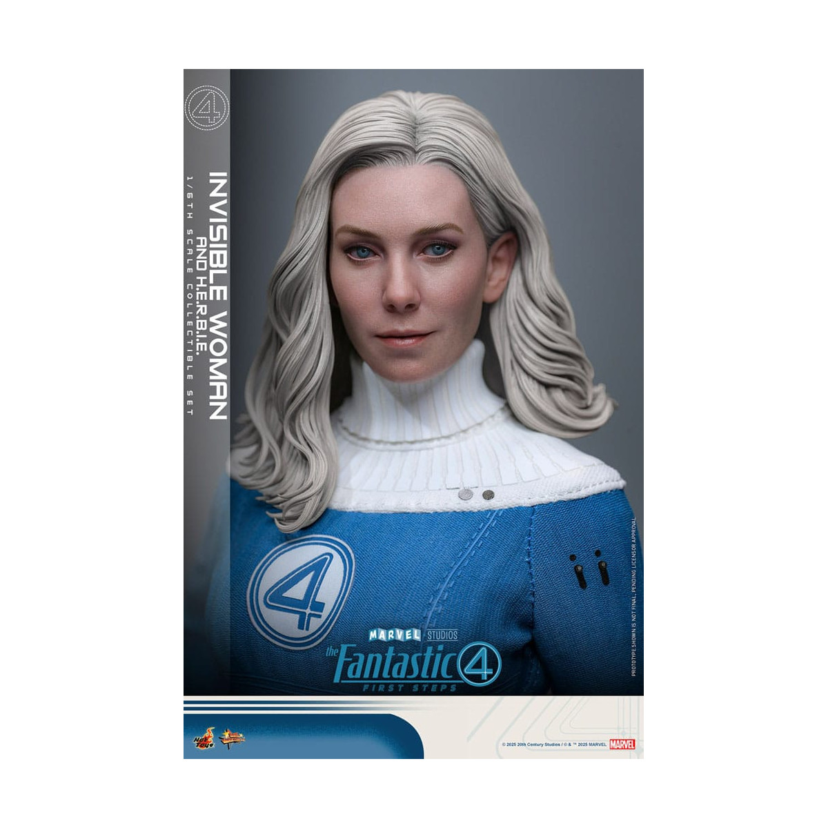 Hot Toys Marvel - Fantastic Four: First Steps - Invisible Woman & H.E.R.B.I.E. MMS 1/6 - Sue Storm