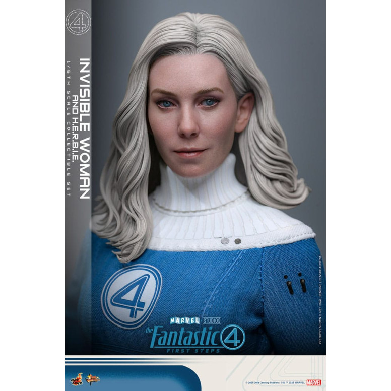 Hot Toys Marvel - Fantastic Four: First Steps - Invisible Woman & H.E.R.B.I.E. MMS 1/6 - Sue Storm