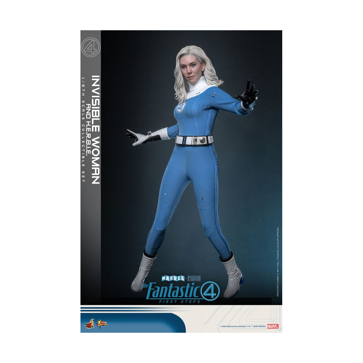 Hot Toys Marvel - Fantastic Four: First Steps - Invisible Woman & H.E.R.B.I.E. MMS 1/6 - Sue Storm