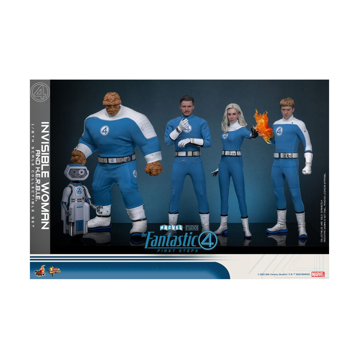 Hot Toys Marvel - Fantastic Four: First Steps - Invisible Woman & H.E.R.B.I.E. MMS 1/6 - Sue Storm