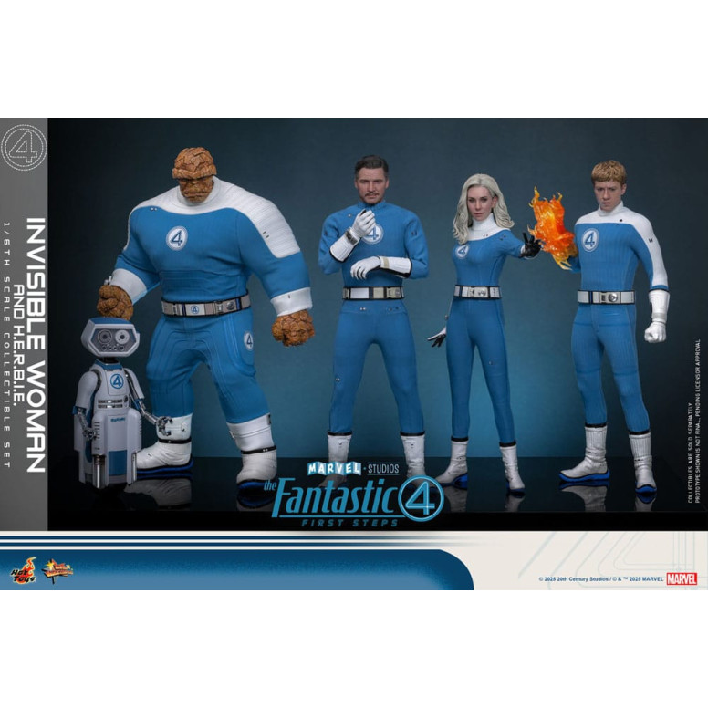 Hot Toys Marvel - Fantastic Four: First Steps - Invisible Woman & H.E.R.B.I.E. MMS 1/6 - Sue Storm