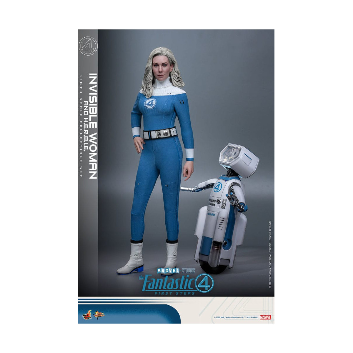Hot Toys Marvel - Fantastic Four: First Steps - Invisible Woman & H.E.R.B.I.E. MMS 1/6 - Sue Storm