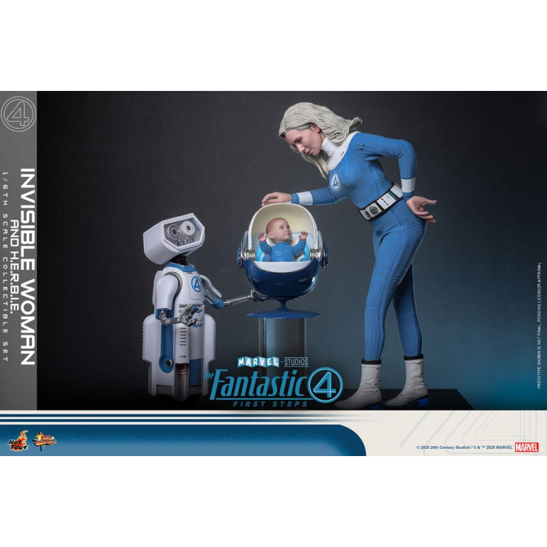 Hot Toys Marvel - Fantastic Four: First Steps - Invisible Woman & H.E.R.B.I.E. MMS 1/6 - Sue Storm