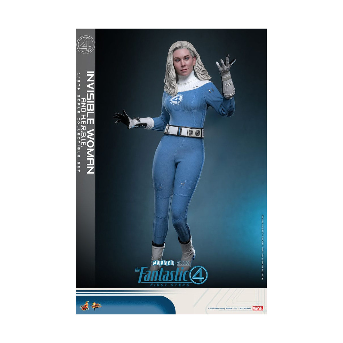 Hot Toys Marvel - Fantastic Four: First Steps - Invisible Woman & H.E.R.B.I.E. MMS 1/6 - Sue Storm