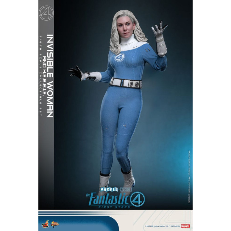 Hot Toys Marvel - Fantastic Four: First Steps - Invisible Woman & H.E.R.B.I.E. MMS 1/6 - Sue Storm