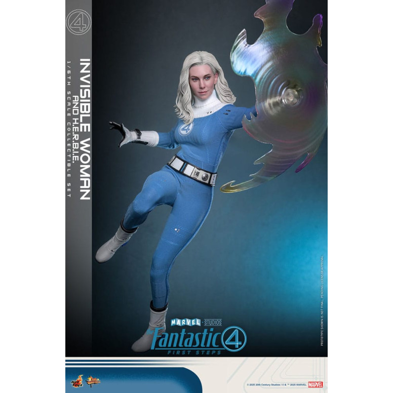 Hot Toys Marvel - Fantastic Four: First Steps - Invisible Woman & H.E.R.B.I.E. MMS 1/6 - Sue Storm