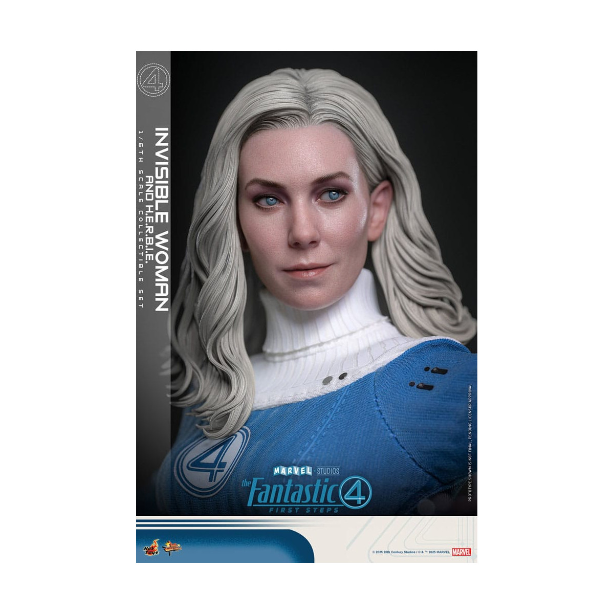 Hot Toys Marvel - Fantastic Four: First Steps - Invisible Woman & H.E.R.B.I.E. MMS 1/6 - Sue Storm
