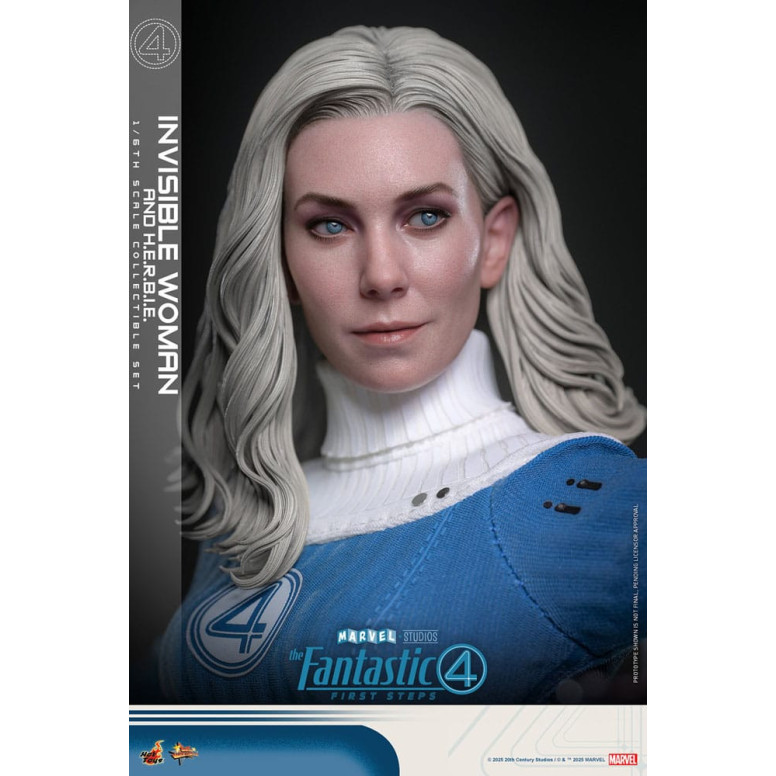 Hot Toys Marvel - Fantastic Four: First Steps - Invisible Woman & H.E.R.B.I.E. MMS 1/6 - Sue Storm