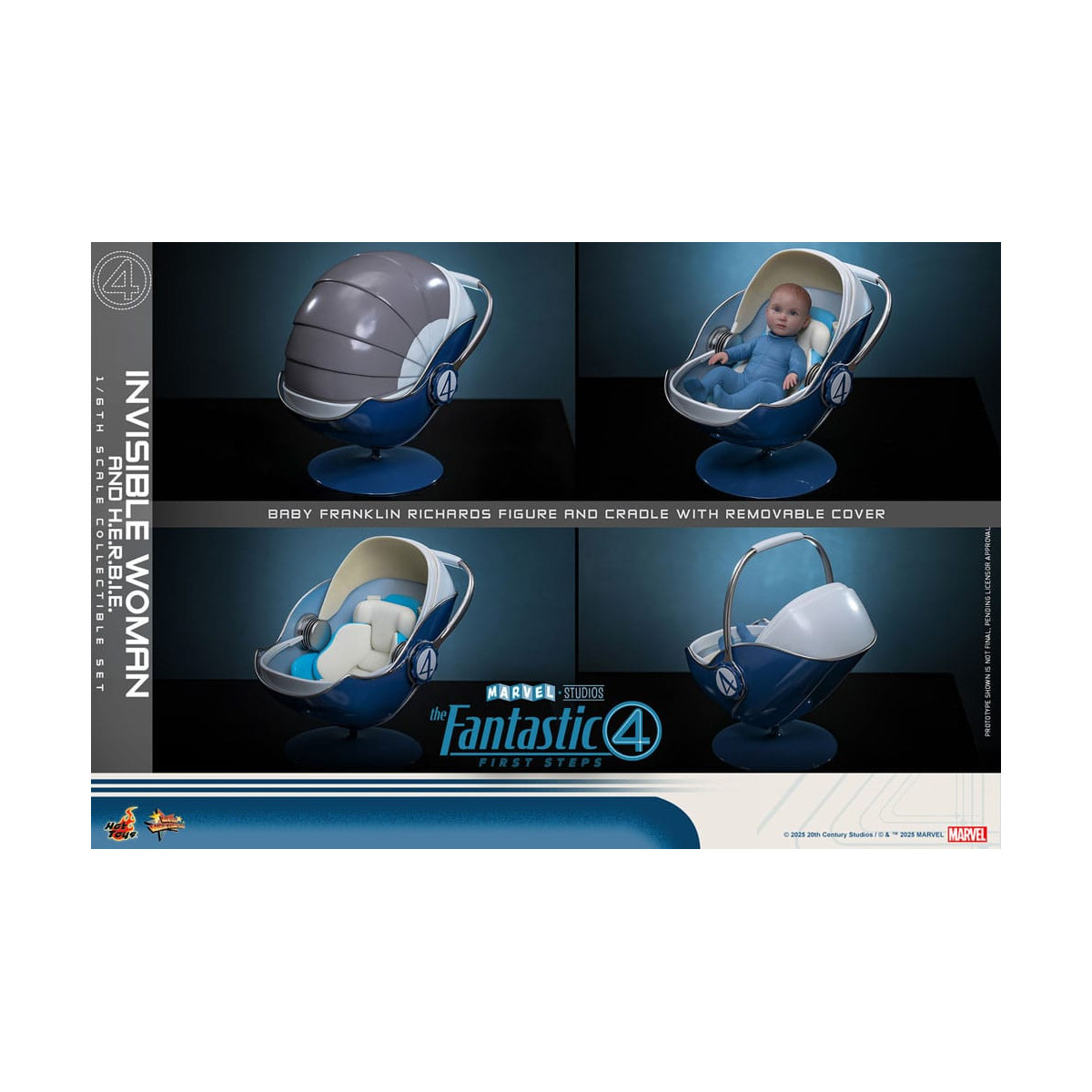 Hot Toys Marvel - Fantastic Four: First Steps - Invisible Woman & H.E.R.B.I.E. MMS 1/6 - Sue Storm
