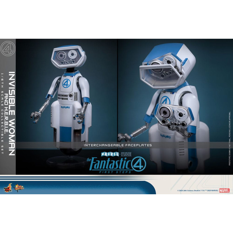 Hot Toys Marvel - Fantastic Four: First Steps - Invisible Woman & H.E.R.B.I.E. MMS 1/6 - Sue Storm
