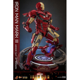Hot Toys Marvel - Iron Man Mark III (Armor Suit Up Version) Die Cast MMS 1/6