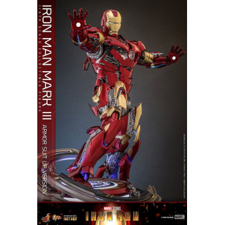 Hot Toys Marvel - Iron Man Mark III (Armor Suit Up Version) Die Cast MMS 1/6