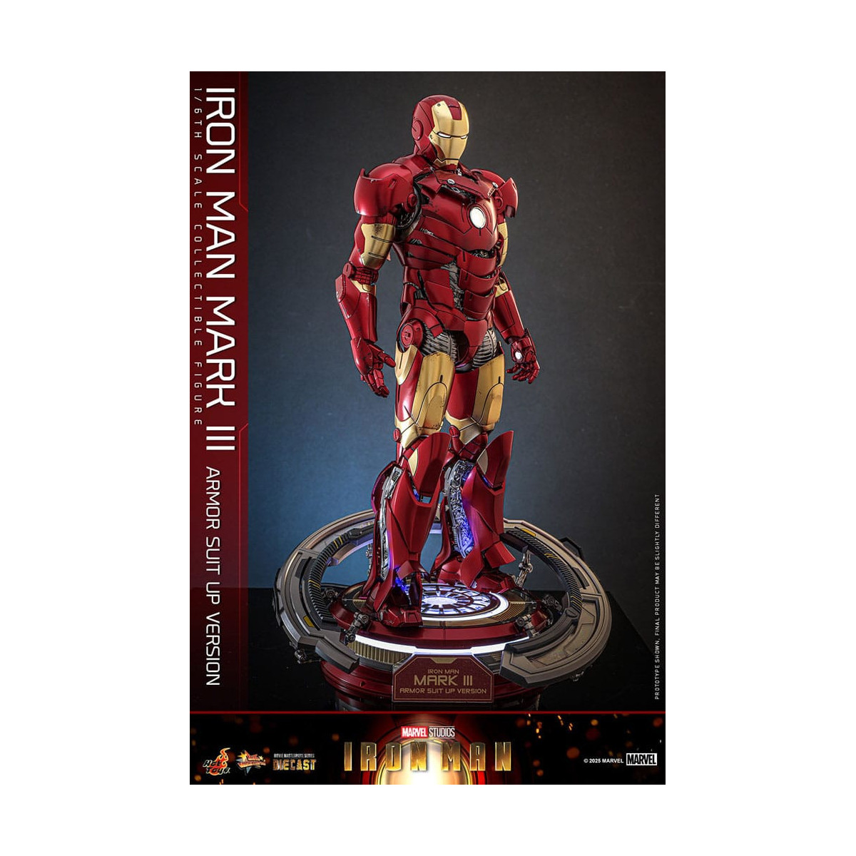 Hot Toys Marvel - Iron Man Mark III (Armor Suit Up Version) Die Cast MMS 1/6